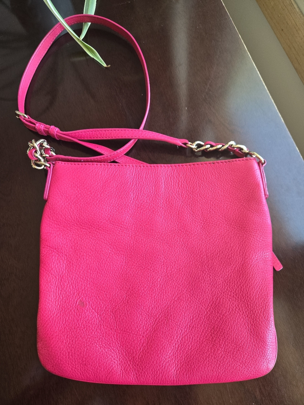 ✨ Kate Spade Hot Pink Crossbody ✨ Barbiecore Pebbled Leather 🎀 - Picture 7 of 15
